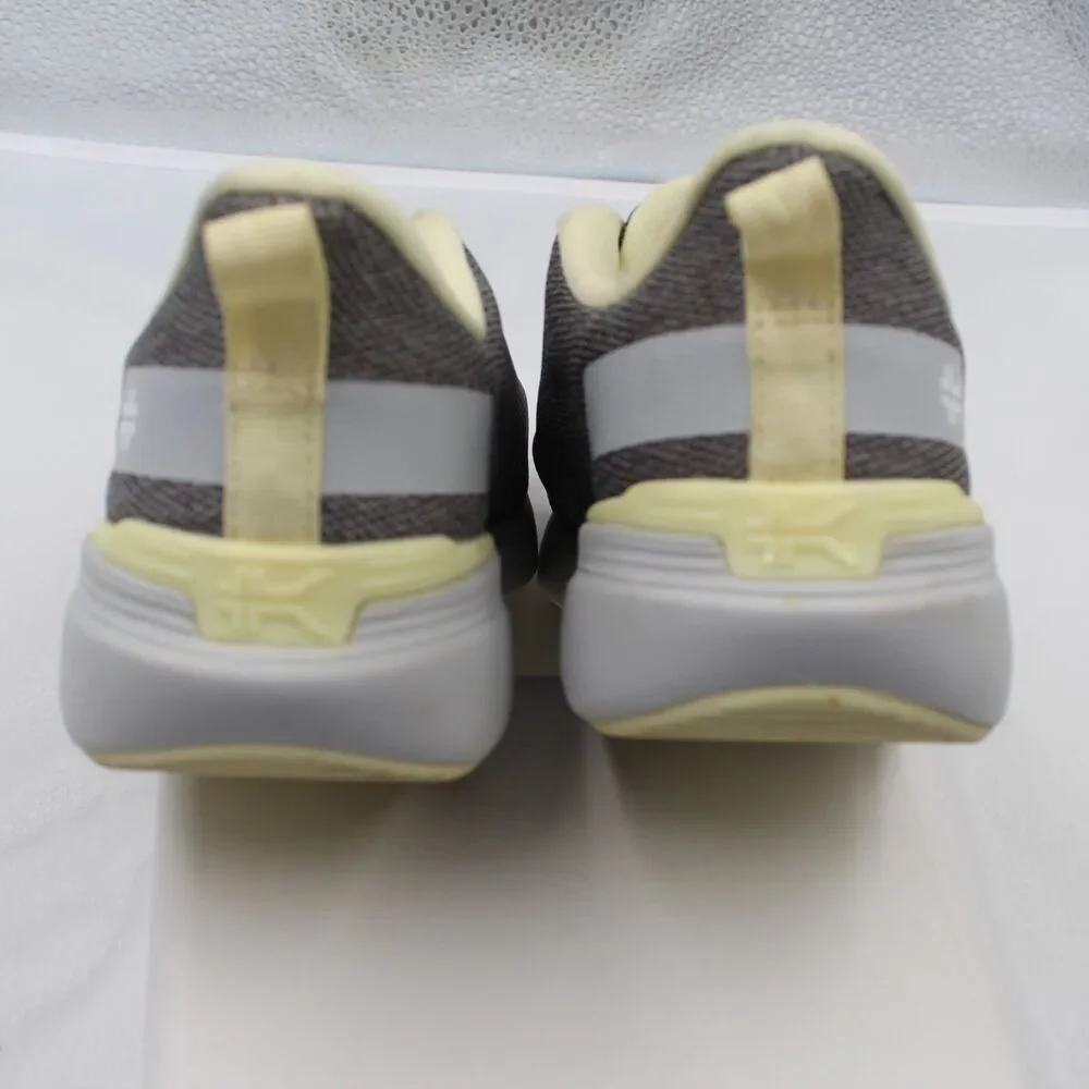 KURU Flex Via Womens 7.5 Orthopedic Walking Shoes Gray Lime
